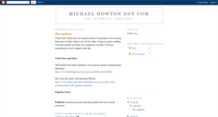 Desktop Screenshot of michaelhowton.blogspot.com