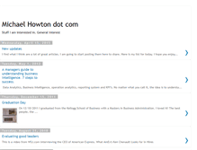 Tablet Screenshot of michaelhowton.blogspot.com