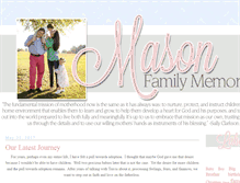 Tablet Screenshot of masonfamilymemories.blogspot.com