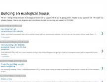 Tablet Screenshot of ecohouseprogress.blogspot.com