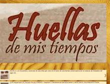 Tablet Screenshot of huellasdemistiempos.blogspot.com