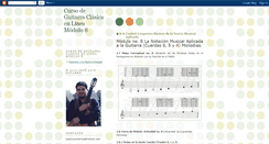 Desktop Screenshot of cursodeguitarraclasicaenlineamodulo8.blogspot.com