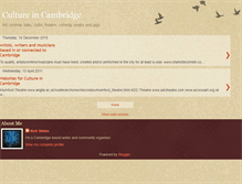 Tablet Screenshot of cultureincambridge.blogspot.com