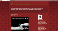 Desktop Screenshot of christmascreative.blogspot.com