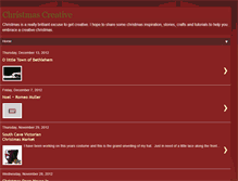 Tablet Screenshot of christmascreative.blogspot.com