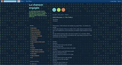 Desktop Screenshot of chanson-engagee-3a-3c.blogspot.com