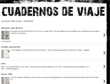 Tablet Screenshot of cuadernosviajes.blogspot.com