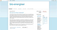 Desktop Screenshot of bio-energiser.blogspot.com