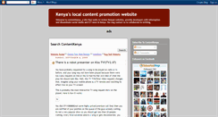 Desktop Screenshot of contentkenya.blogspot.com