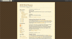 Desktop Screenshot of hchwebweaver.blogspot.com