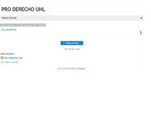 Tablet Screenshot of proderechounl.blogspot.com