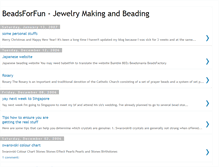 Tablet Screenshot of beadsforfun.blogspot.com