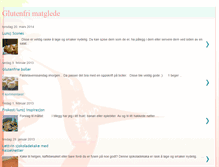 Tablet Screenshot of glutenfrimatglede.blogspot.com