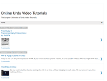 Tablet Screenshot of onlineurdututorial.blogspot.com