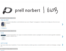 Tablet Screenshot of prellnorbert.blogspot.com