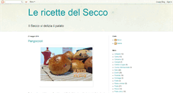 Desktop Screenshot of lericettedelsecco.blogspot.com