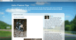 Desktop Screenshot of idahopasturepigs.blogspot.com