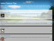 Tablet Screenshot of idahopasturepigs.blogspot.com