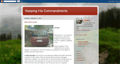 Desktop Screenshot of keepinghiscommandments.blogspot.com