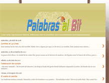 Tablet Screenshot of palabrasalbit.blogspot.com