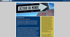 Desktop Screenshot of detourdumonde.blogspot.com