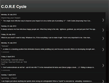 Tablet Screenshot of corecycling.blogspot.com