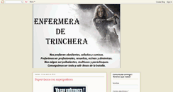 Desktop Screenshot of enfermeradetrinchera.blogspot.com