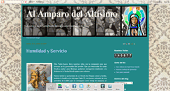Desktop Screenshot of amparodelaltisimo.blogspot.com