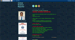 Desktop Screenshot of animalsciencereporter.blogspot.com