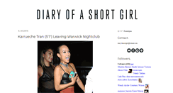 Desktop Screenshot of diaryofashortgirl.blogspot.com