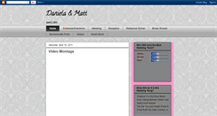 Desktop Screenshot of daniela-matt.blogspot.com