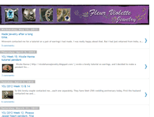 Tablet Screenshot of fleurviolettejewelry.blogspot.com