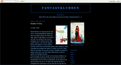 Desktop Screenshot of fantasyklubben.blogspot.com