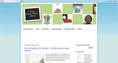 Desktop Screenshot of easy-home-decor-ideas.blogspot.com