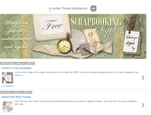 Tablet Screenshot of freescrapbookingsupplies.blogspot.com