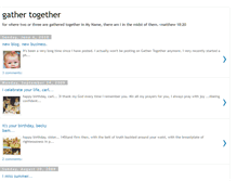 Tablet Screenshot of gather2gether.blogspot.com