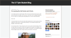 Desktop Screenshot of go2uttyler.blogspot.com
