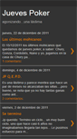 Mobile Screenshot of losjuevespoker.blogspot.com