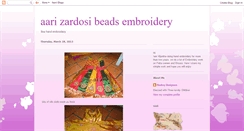 Desktop Screenshot of aariembroidery.blogspot.com