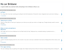 Tablet Screenshot of no-car-brisbane.blogspot.com