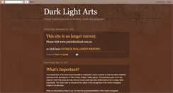 Desktop Screenshot of darklightarts.blogspot.com