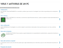 Tablet Screenshot of explicacionvirusyantivirus.blogspot.com