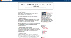 Desktop Screenshot of danny-tomalin.blogspot.com