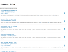 Tablet Screenshot of makeup-show-tt.blogspot.com