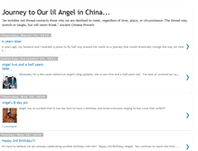 Tablet Screenshot of ourchinaangel.blogspot.com