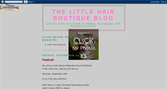 Desktop Screenshot of littlehairboutique.blogspot.com