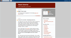 Desktop Screenshot of diesellibrarian.blogspot.com