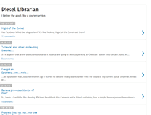 Tablet Screenshot of diesellibrarian.blogspot.com