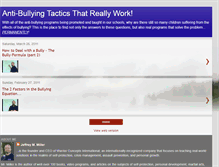 Tablet Screenshot of antibullyingtactics.blogspot.com