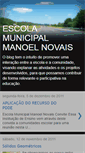 Mobile Screenshot of escolamanoelnovaes.blogspot.com